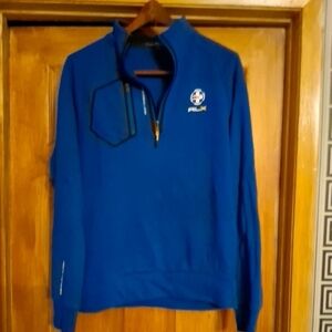 RLX Ralph Lauren Blue Zip Up Sweater